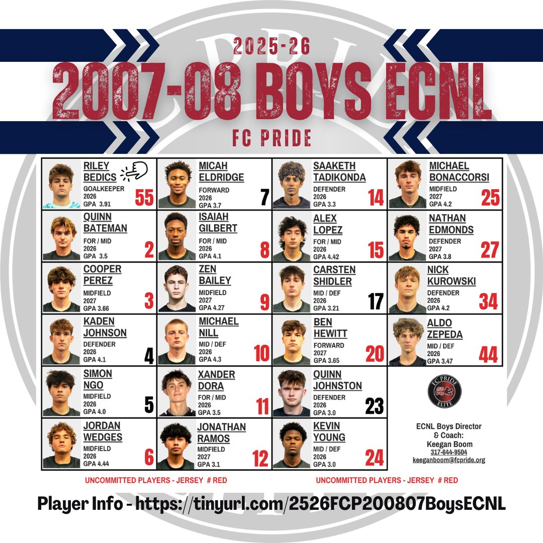 FCP_Boys_ECNL's tweet photo. ⚽️ SC del Sol PDT
📅 Sat, 2/14
👕 U19 - 9:00am
👕 U16 - 9:45am &amp; 3:00pm
🏟️ Arizona Athletic Grounds

2007/08 Player Info - https://t.co/vsOsjziHbU

2010 Player Info - https://t.co/CzbMUfcyU9

🔴⚽️⚪️

@FCPRIDESOCCER 
@FCPride08bECNL 
@FCPride10BECNL https://t.co/0WWp1gvWOW