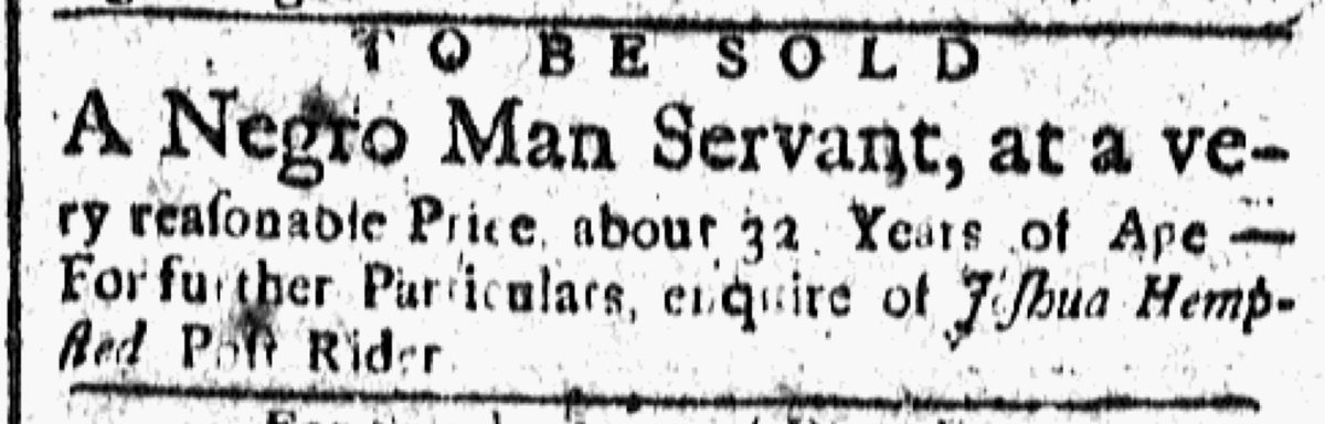 Newspapers published during the era of the American Revolution contributed to the perpetuation of slavery.

Adverts 250 Project: Slavery Advertisements Published 250 Years Ago Today on March 29, 1776
<a href="/SlaveAdverts250/">Slavery Adverts 250</a> #Adverts250

View them here: adverts250project.org/2026/03/29/sla…