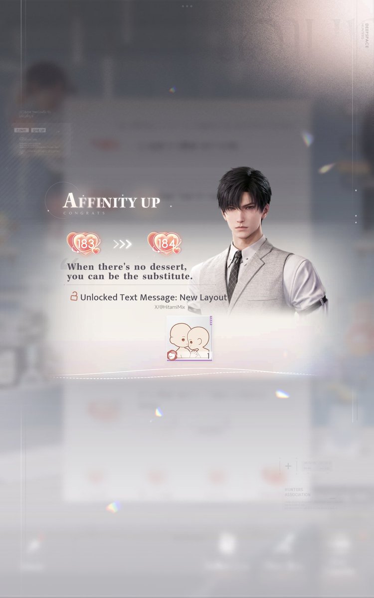 Happy Zayne Affinity 184 ❄️❤️