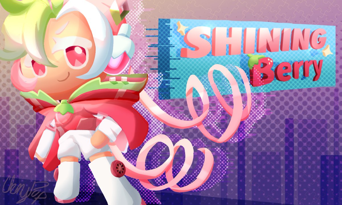 CherryPopGo's tweet image. Shining Berry Cookie? Strawberry Cookie? PEAK #cookieruntowerofadventures #crtoa #cookierun
