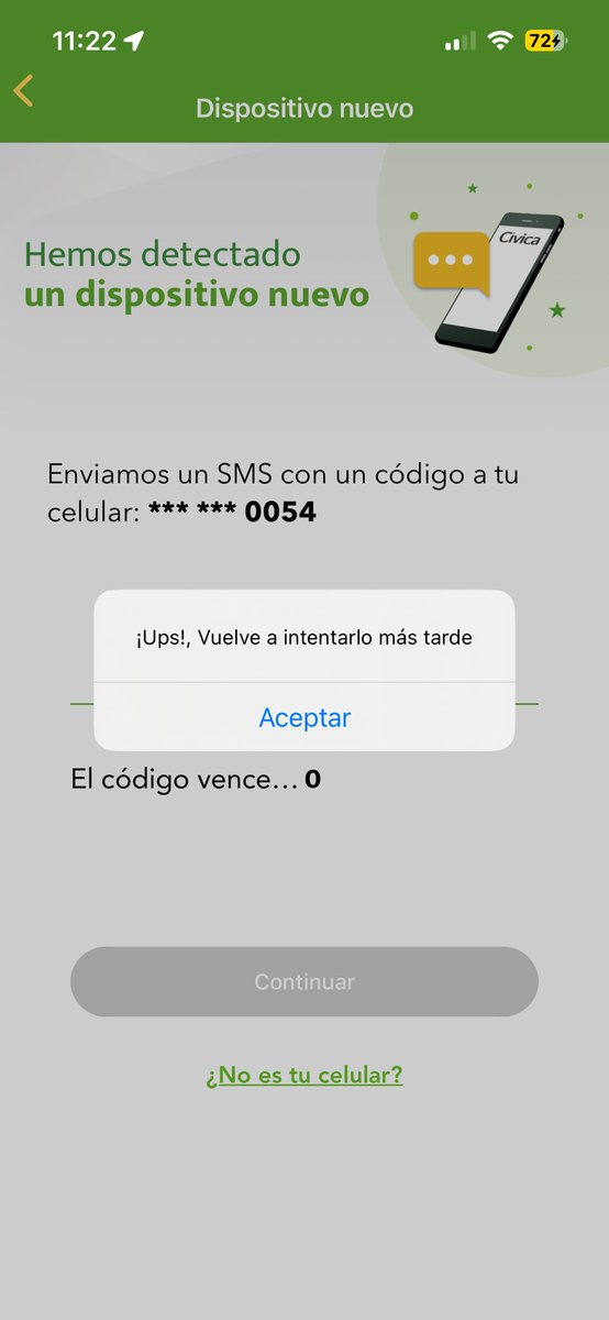 Alexwill27_'s tweet photo. @metrodemedellin desde hace varios días he estado intentando ingresar a la App Cívica, pero no me deja ¿presenta alguna falla? 
Muchas gracias https://t.co/fk1Cstc9w5