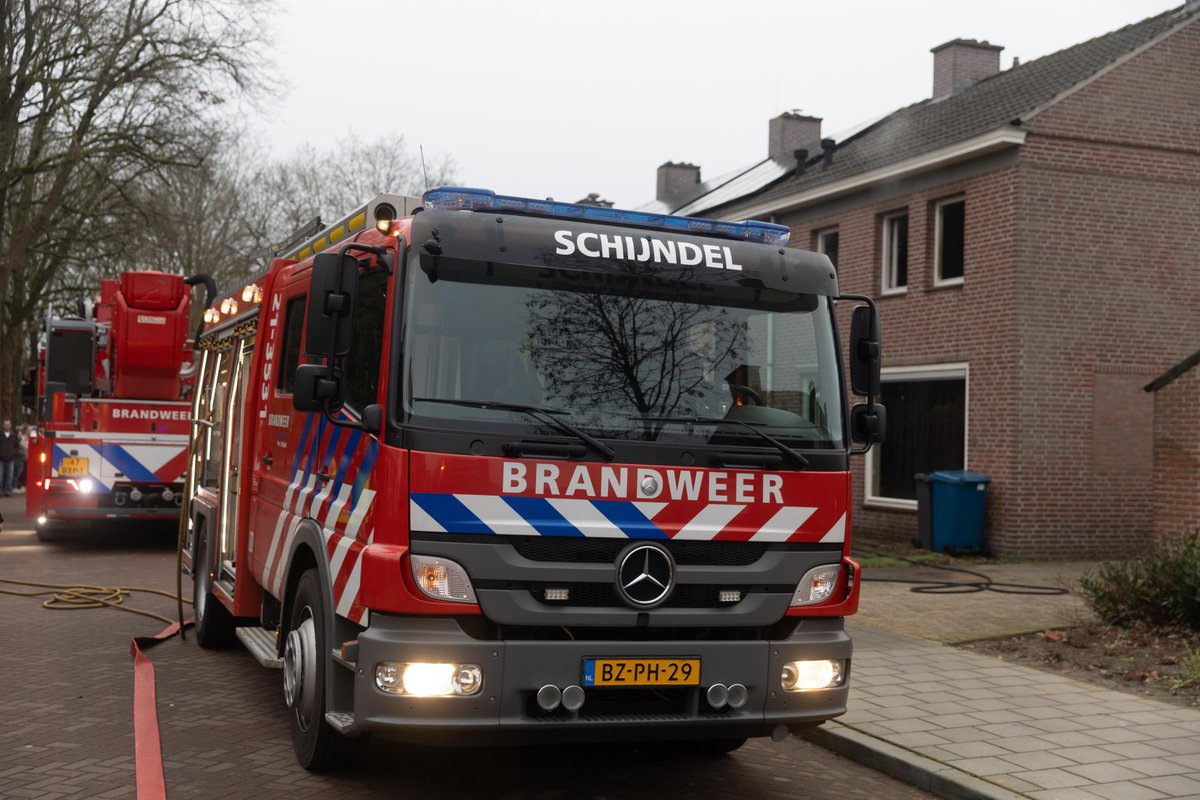 Woningbrand in Schijndel met flinke rookontwikkeling