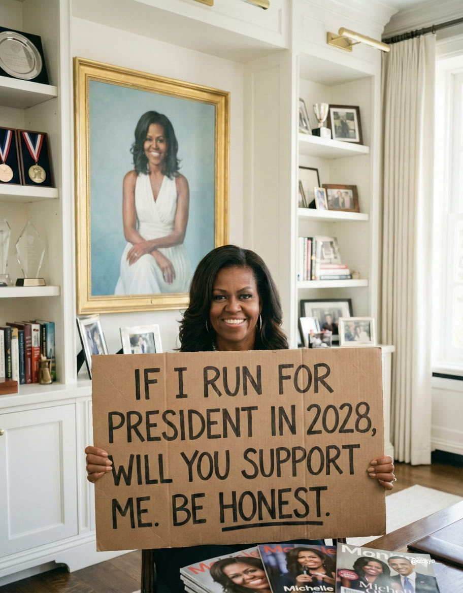 ¿La ven a Michele Obama como candidata presidencial 🇺🇸?