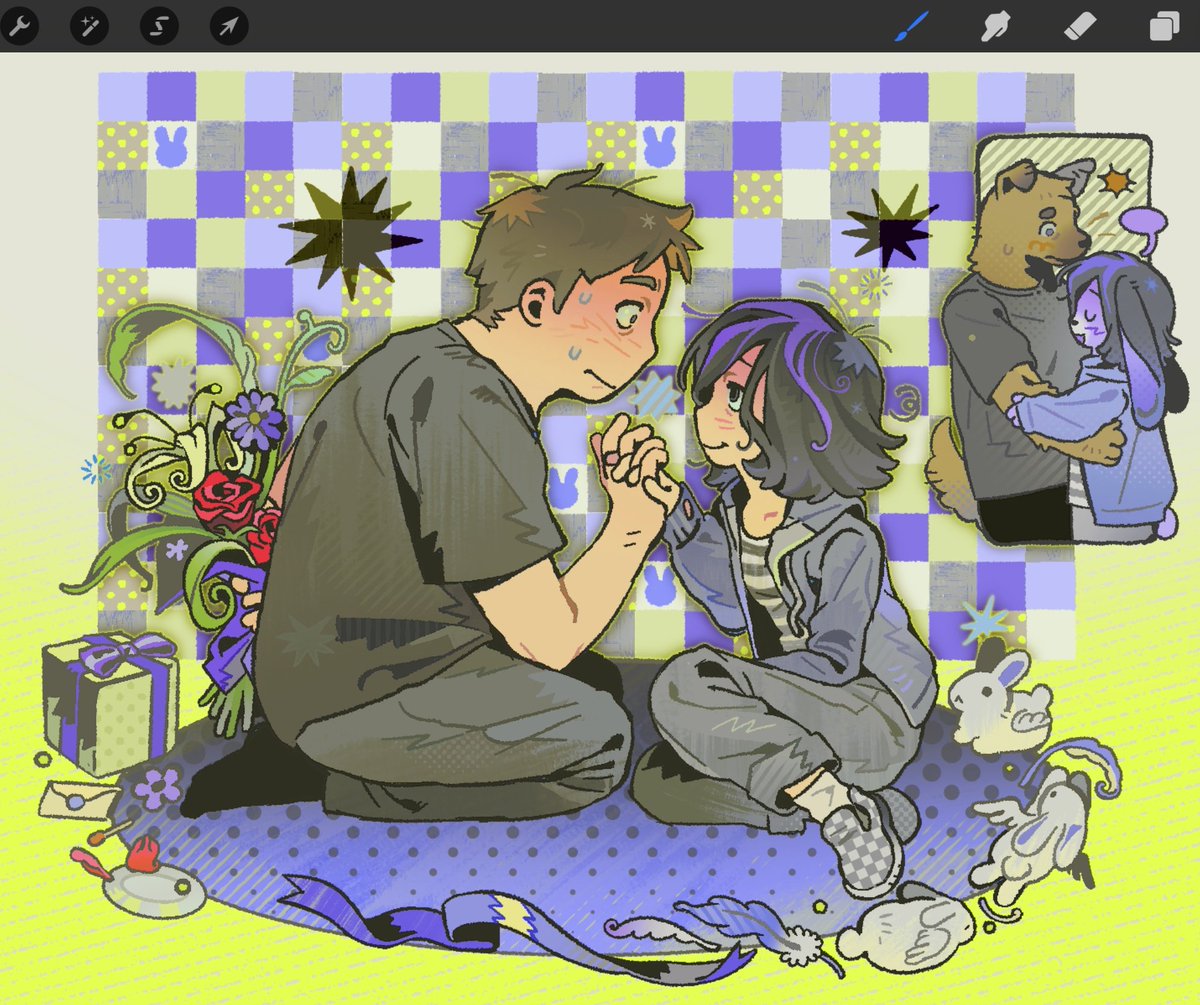 pufferbruise's tweet image. *HappyBirthday angel*🪽🐰

#ClinicalTrialgame #ClinicalTrialgamefanart