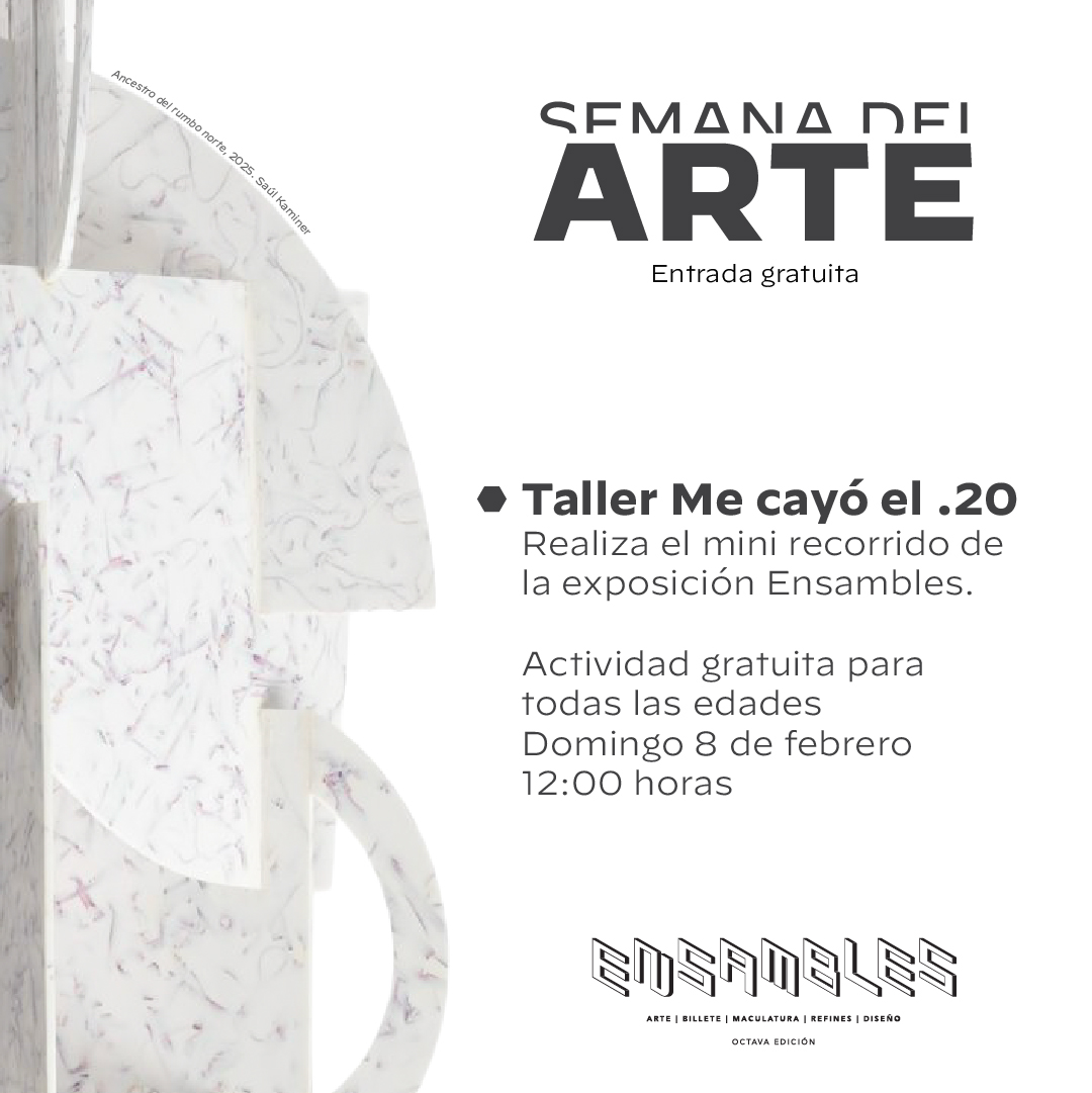 Último día de la #SemanadelArte en el #MuseoBancoDeMéxico

La exposición temporal “Ensambles” y un taller participativo marcan el cierre de esta edición. 

Entrada y actividades gratuitas.
De 11 a 17 horas.