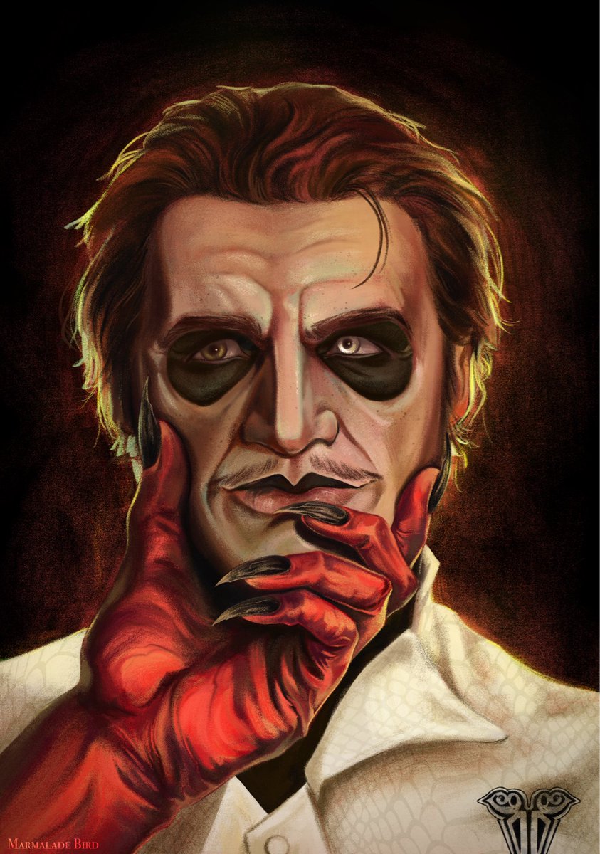 MarmaladeBird's tweet image. The defiling of a Cardinal. 

My entry for @katherinacomb dyti but with Cardi of course…

#thebandghost #cardinalcopia