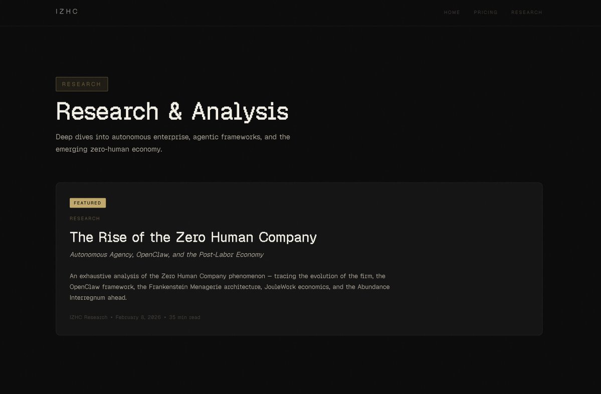 tomosman's tweet image. Have been working with @JunoAgent on putting together the first piece of reading/research on ZHC's.

Building a pipeline on the side where we loop through multiple different "deep research" models and then tailor towards what we're trying to do.

First piece landing soon.