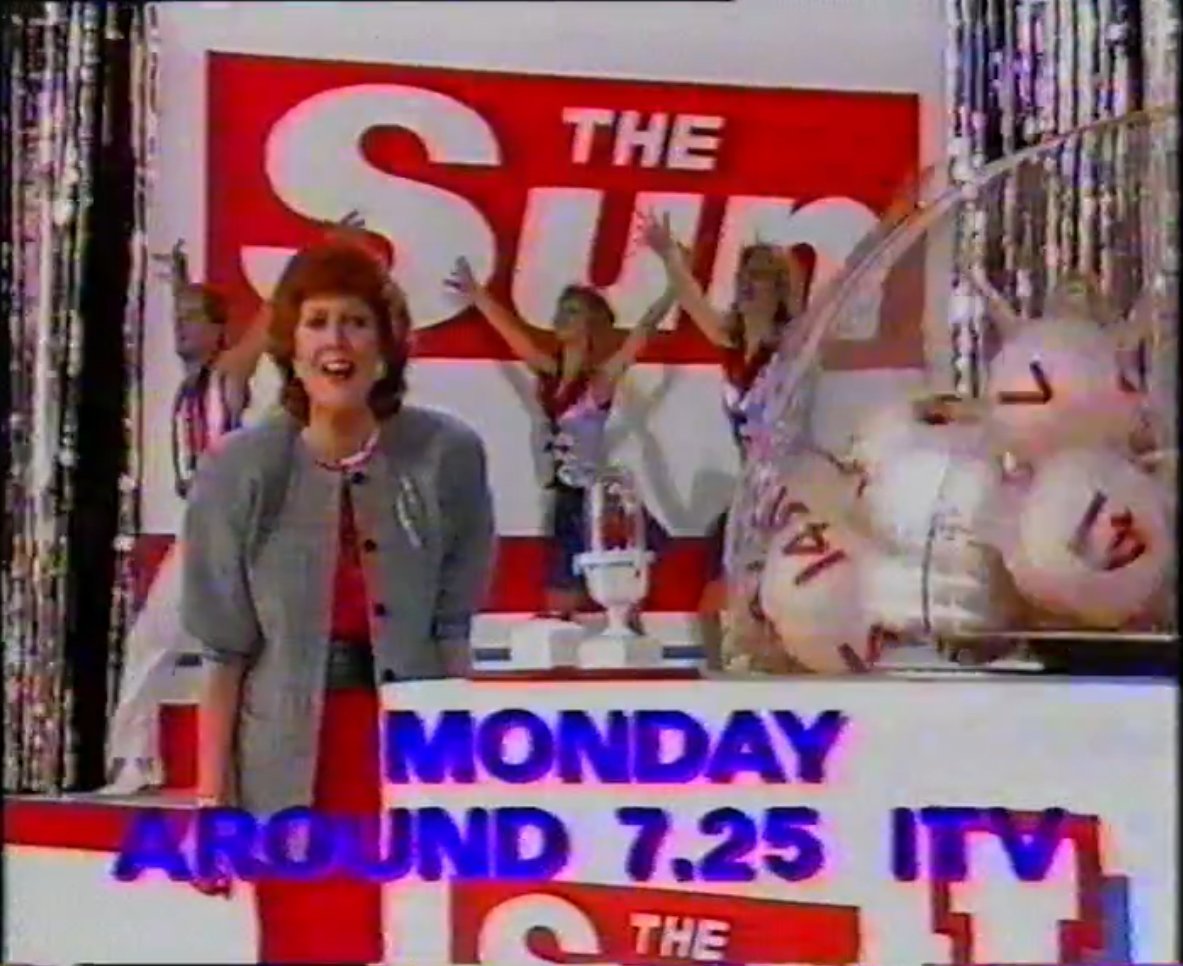 Join Cilia Black and her big balls on Monday on ITV at 7.25...