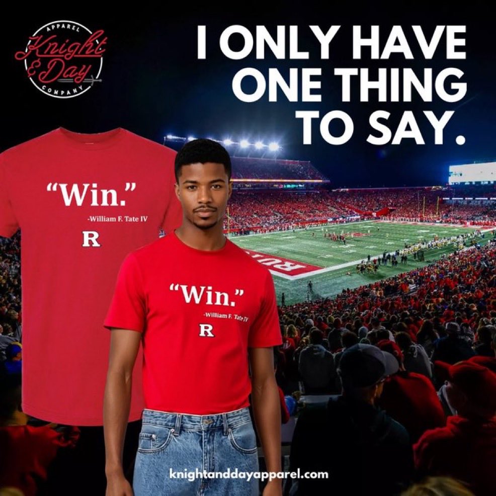 WIN 👏🏼

knightanddayapparel.com/products/rutge…