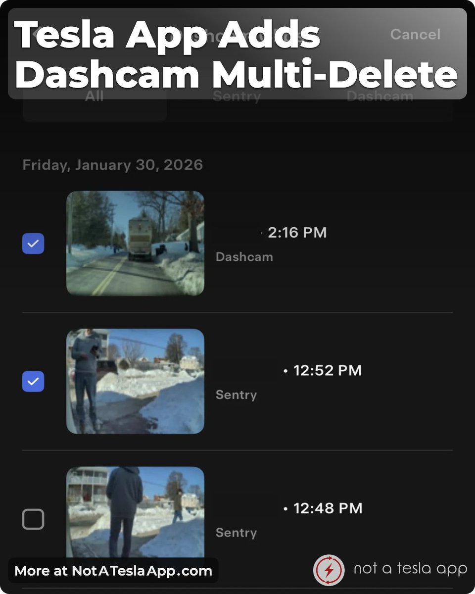 Not a Tesla App tweet media