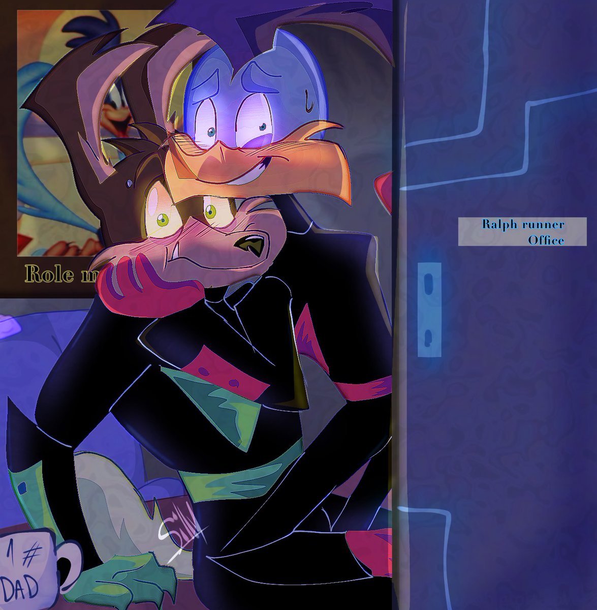 idkdrawz's tweet photo. ⚠️suggestive⚠️
Oops it appears tech and rev have been caught
#loonaticsunleashed #techrev #techecoyote #revrunner https://t.co/NBP9yYLIK5