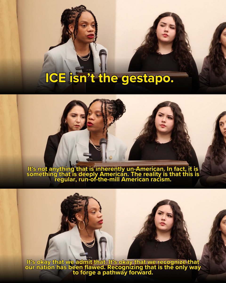 RepSummerLee's tweet image. The way ICE is moving isn't foreign or new. 

It's run-of-the-mill American racism and authoritarianism.