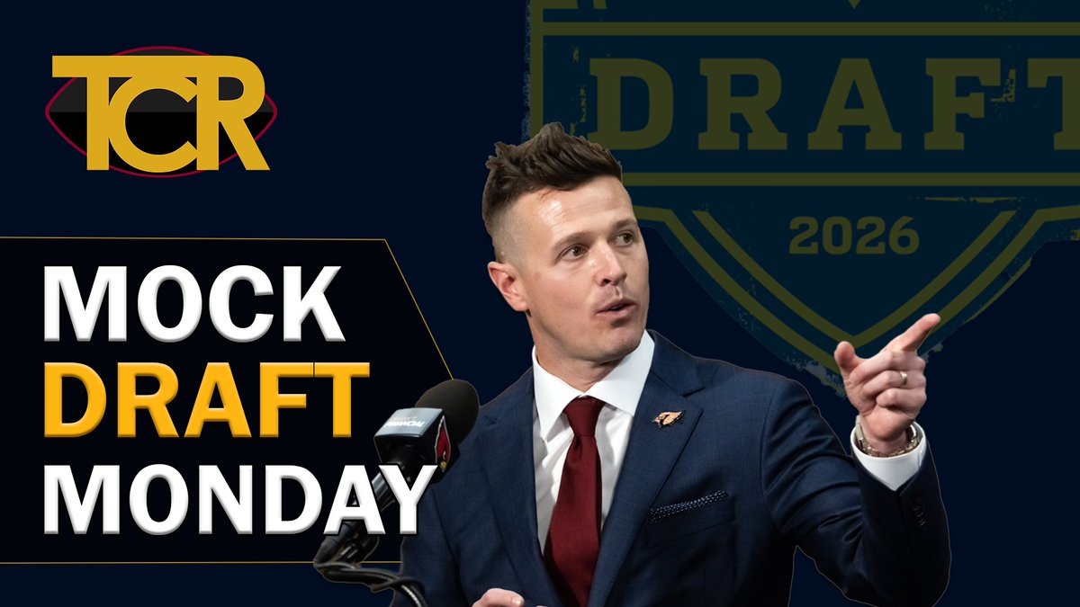 The 2026 Season of TCR Mock Draft Monday premiers February 16th at 7pm Arizona time (9pm Eastern). See you there.