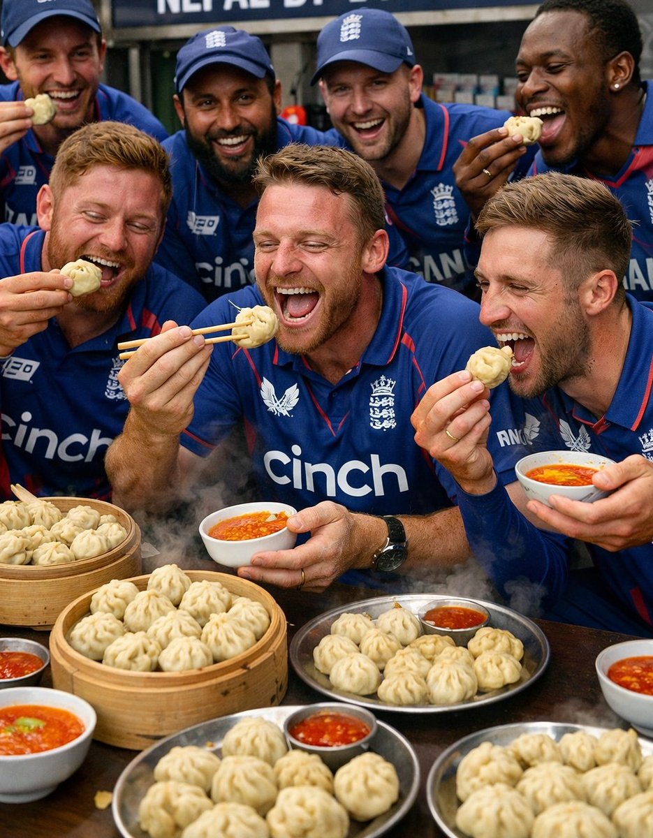Momos for dinner tonight with that very close scare by Nepal! Great drama! #T20WorldCup2026 #england #nepal #ENGvsNEP