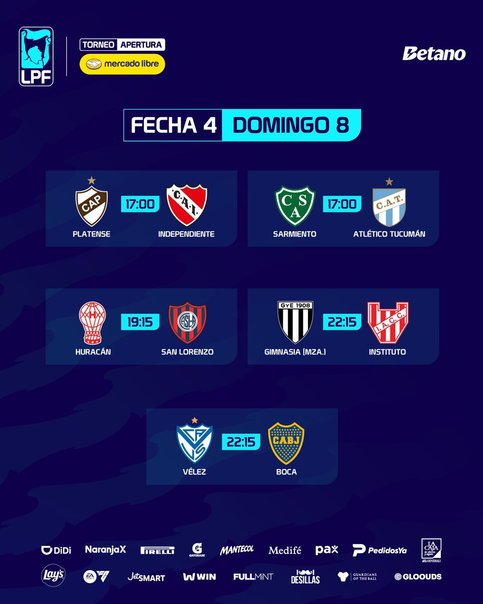 جدول مباريات اليوم الدوري الارجنتيني 

#TorneoMercadoLibre