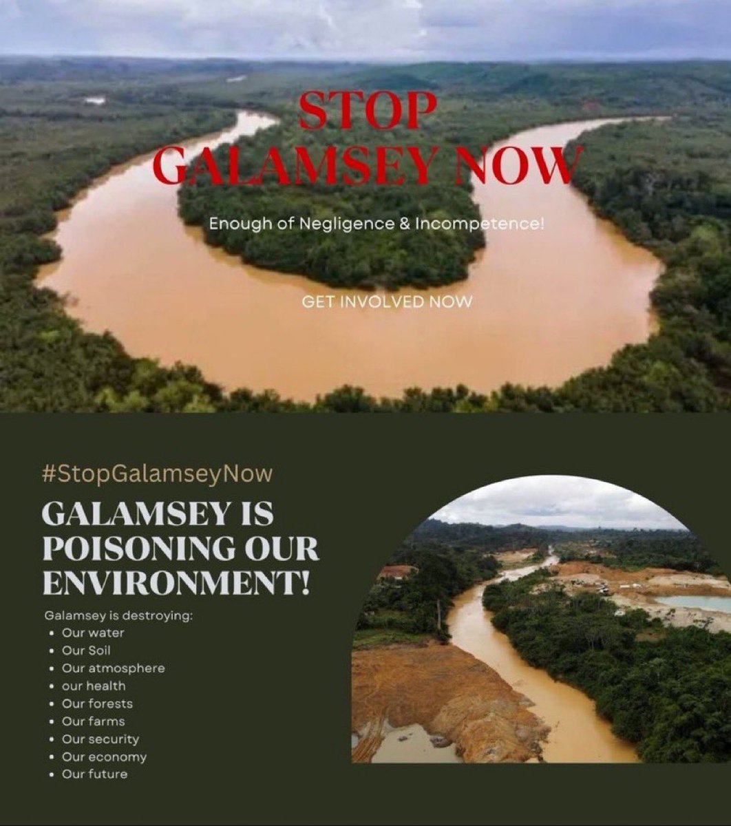 Protect our water bodies  #StopGalamseyNow