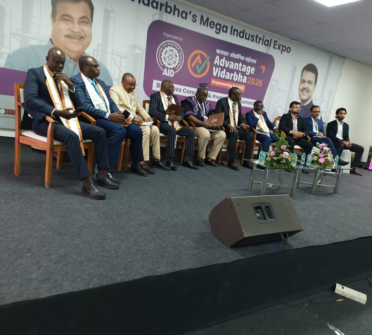abdoulaye_barro's tweet photo. I participated in the 4th Global India Business Forum (GIBF) in Nagpur (Mahashtra State), under the chairmanship of the Indian Minister of Highways and the Chief Minister of Mahashtra. It was an opportunity to network with the business community and promote Senegal’s Vision 2050 https://t.co/3rlJD21xF7