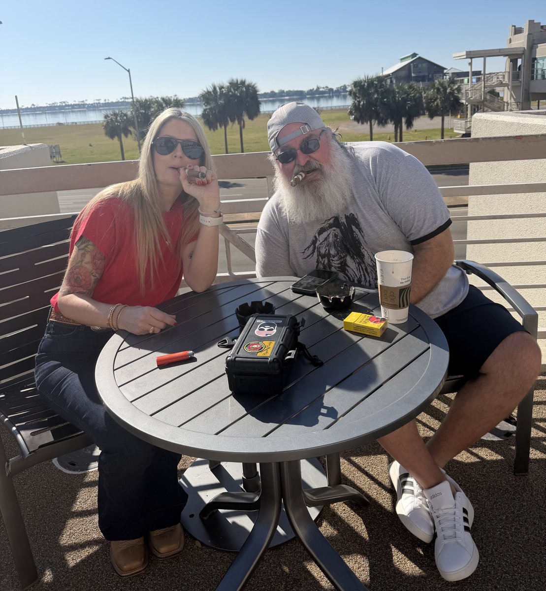 thetexaswife's tweet image. Gulf of America with one of my favorite Veterans/Patriots!