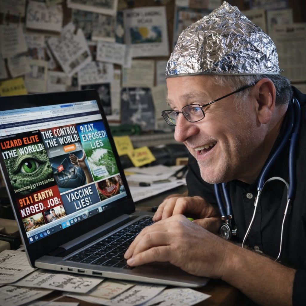 <a href="/MartinZ_uncut/">Martin Zizi</a> Écoute-moi bien, Martin. On savait que tu avais troqué ton stéthoscope pour un chapeau en alu, mais là, tu tentes de nous faire une leçon de physique avec le niveau d'un CM2 qui a trop regardé de vidéos sur YouTube. Ton tweet, c’est pas de la science, c’est un naufrage