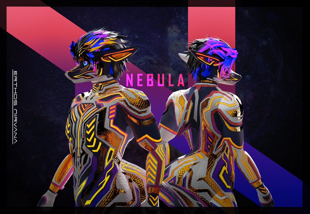 In the midst of a unfamiliar zone, looks like Atlas has found someone new !

Named Nebula, unknown origin and his powers nor his memories, maybe one day we'll find his home...

But until then you get to see him having some fun with Atlas and giving a helping hand. (^.=.^)