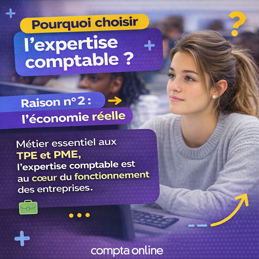 ComptaOnline's tweet image. ❓ Pourquoi choisir l'expertise comptable ?

Raison n°2 : l'economie reelle. Metier essentiel aux #TPE et #PME, l'expertise comptable est au coeur du fonctionnement des entreprises.

✅ compta-online.com/orientation-ve…

#ExpertComptable #Orientation #Emploi #DCG #DSCG #DEC #Recrutement