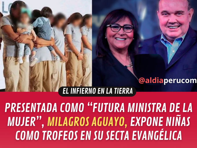 aldiaperupe's tweet photo. #HECHOS: El experimento "El cuento de la criada" se inició en Perú. A estas horas sabemos que el propio @MidisPeru indentifica, persigue y captura a niñas violadas para llevarlas a la secta evangélica de Milagros Aguayo. #AyudenAEsasNiñas!   

#TAG: Milagros Jauregui #Pajagate https://t.co/XRpS9JoQPV