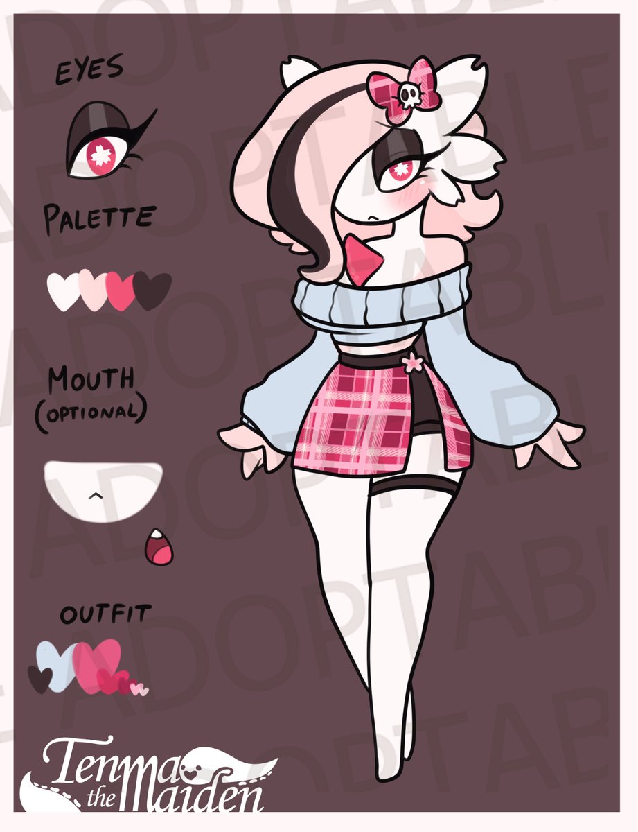 Cherry Blossom Pastel Goth Gardevoir ADOPTABLE!!
Will be doing some adopts while I finish pendings!!
SB: 20 usd
AB: 100 usd
Bid here: ych.commishes.com/auction/show/5…