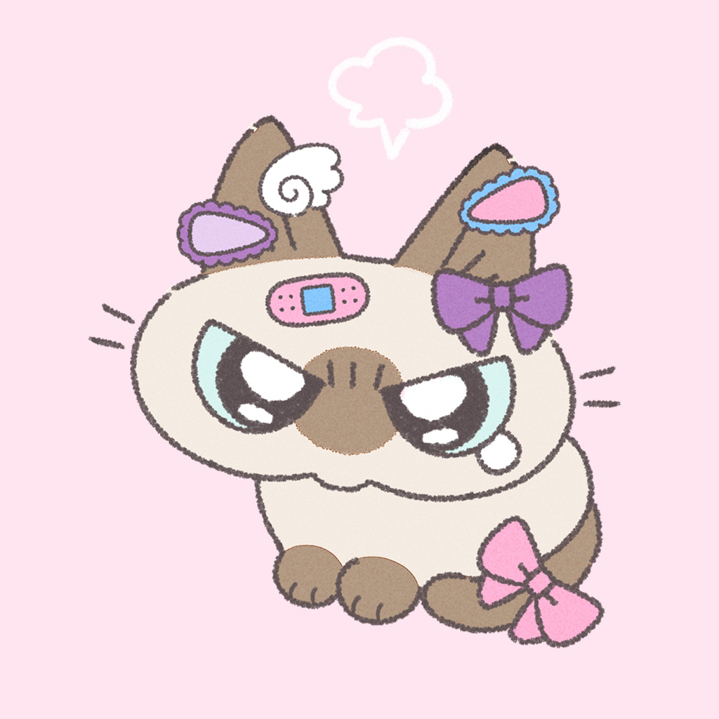 ゆめかわ #シャム猫あずきさんは世界の中心