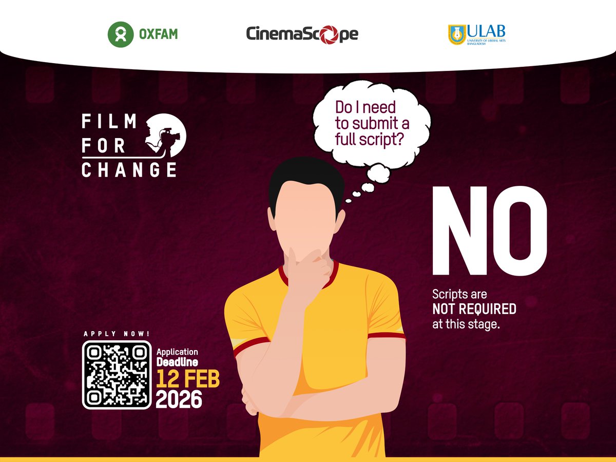 FilmFor70260's tweet photo. The film that captured hearts and the crown, here’s Aatifur Rahman’s winning masterpiece!
Want to be the next? Apply now : https://t.co/OOEhcKyiKW  
Deadline: 12 February

#FilmForChange #CinemaScope #OxfamBangladesh #StudentFilmmakers #SocialImpactCinema https://t.co/99ZfOCm9N4