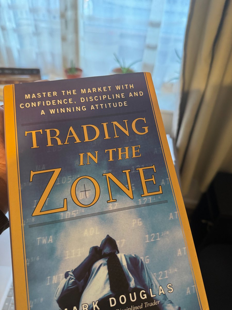 Deswaltrades's tweet photo. 📘 Trading in the Zone — Mark Douglas
Before: "I just need better indicators/setup"
After: "Oh... it's all mental"
If you know, you know.
Rate it from 1–10 👇
Bonus: what’s the biggest lesson you took from it?
#TradingInTheZone #TradingPsychology #TraderMindset #FuturesTrading #Discipline