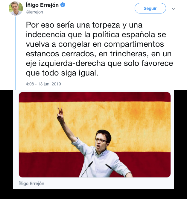 No es un montaje, es su presentación de Más País
