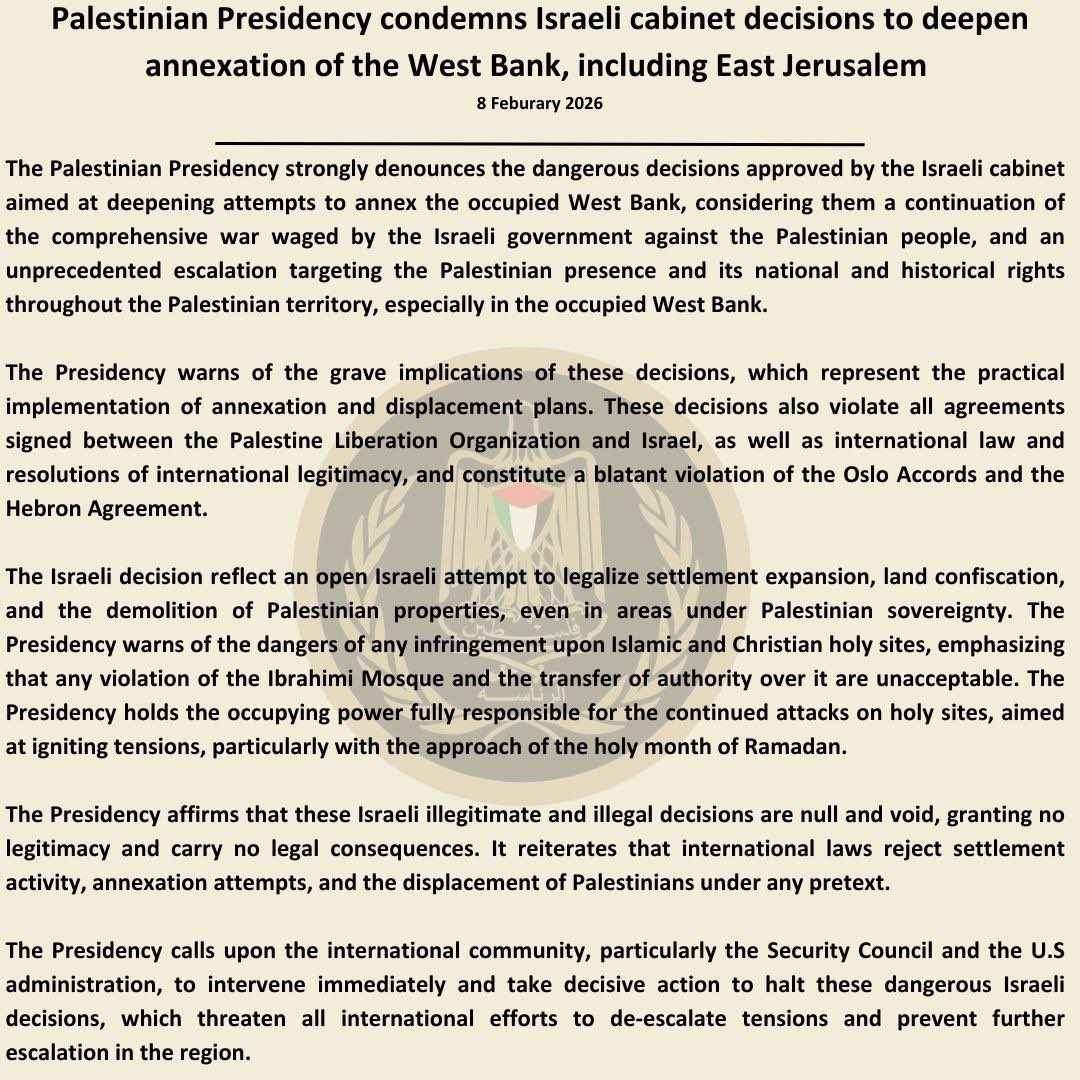 State of Palestine tweet media