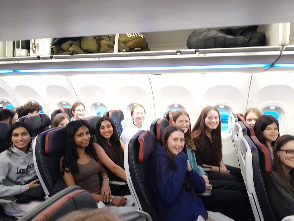And we are off....Yr 11 Germanists on their way to our partner school in Dinslaken.