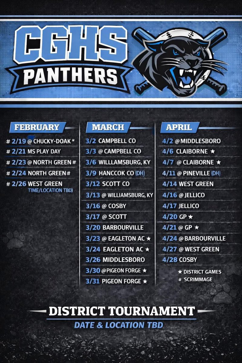 Cumberland Gap HS Varsity Baseball tweet media