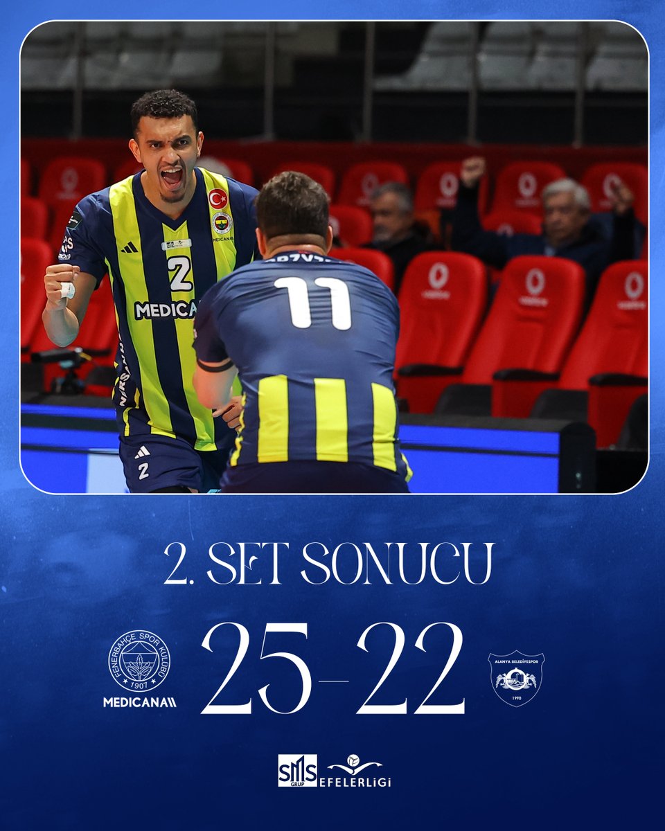 FBvoleybol's tweet photo. İkinci set bizim! 💪

#FBvALY [1-1] https://t.co/jWMwsTTs8v