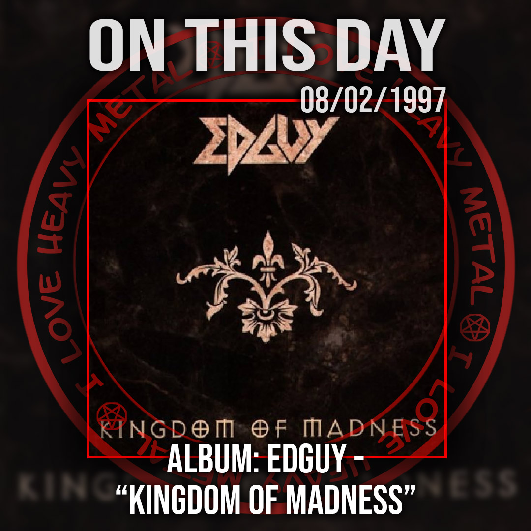 iloveheavymeta's tweet image. Feb 8th 1997 - #Edguy released “Kingdom of Madness”!
Our Pick: "Paradise"
All today’s releases can be found on our website.
#PowerMetal #IloveHeavyMetalRadio