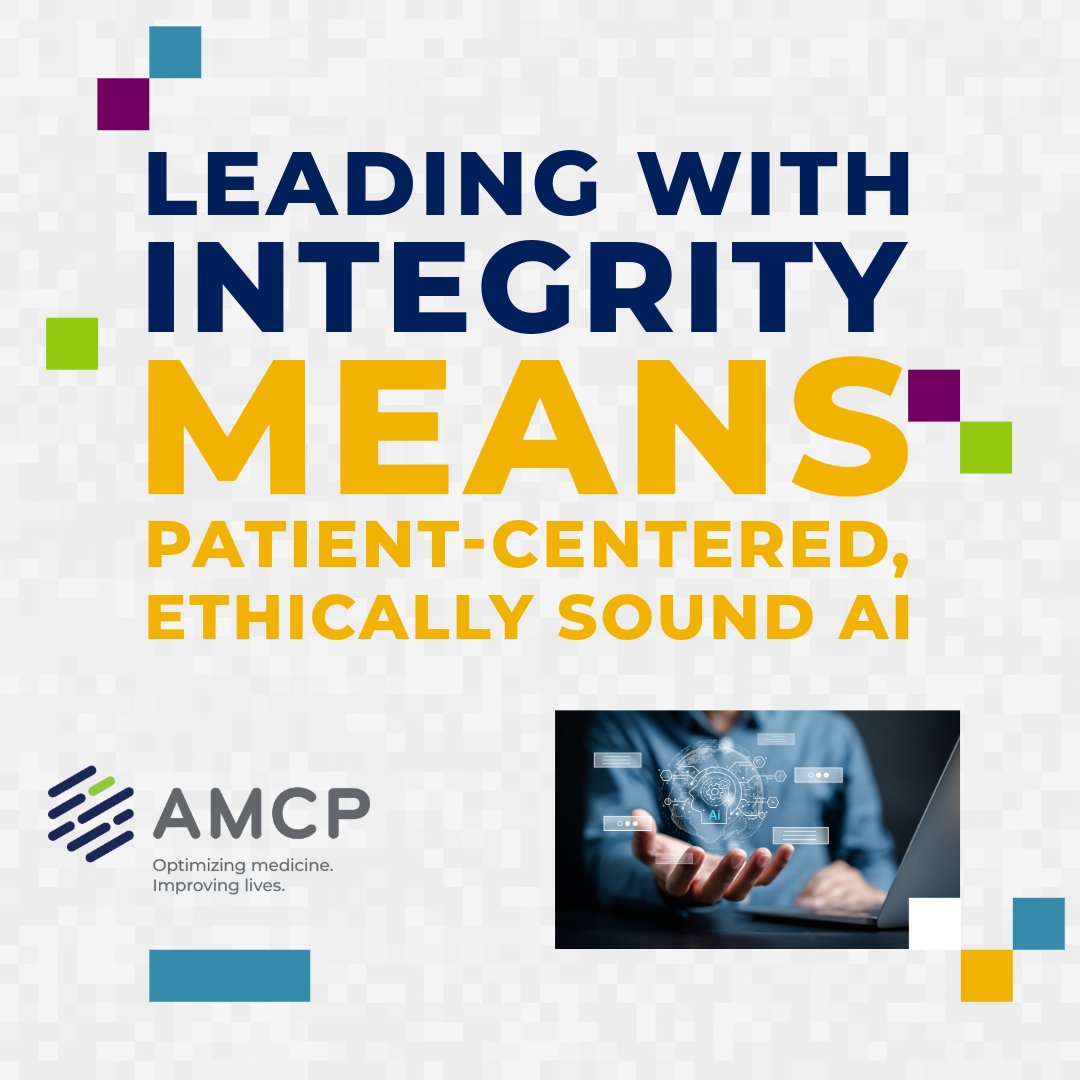 amcporg's tweet image. AI in pharmacy isn’t a race to automate. It’s a responsibility to patients.

AMCP is focused on patient-centered, ethically sound AI built to support better decisions across practice and policy.

Learn more: hubs.li/Q042225S0

#ManagedCare #AI #WeAreMCPs