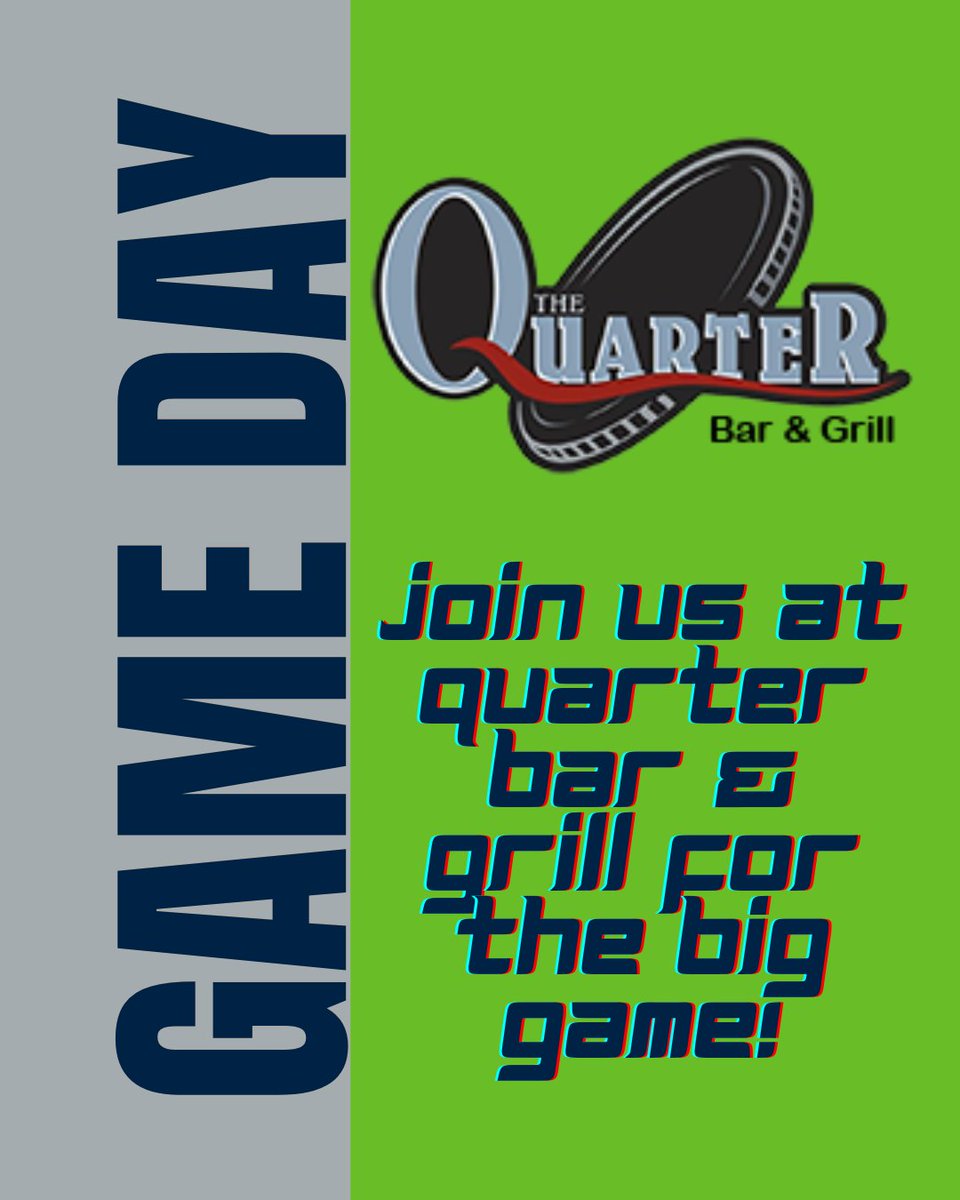 QuarterAddison's tweet photo. 🏈 Get your game face on! Join us at The Quarter Bar &amp; Grill today to cheer on your favorite team in the big game!
Check out our menu 👉 https://t.co/vj1vhpqbjJ
#addisontx #txeats #dallas #dallastx #dallaseats #visittx #visitdallas https://t.co/5HM7ybMbaK