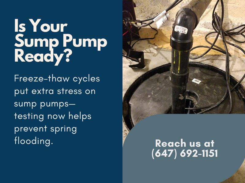 MT_Drains's tweet photo. Freeze–thaw cycles are tough on sump pumps.
If your pump hasn’t been tested recently, now’s the time.

A quick check helps ensure it’s ready for spring runoff.

📞 Schedule a sump pump inspection
📍 Toronto &amp; GTA

#SumpPump #BasementFloodPrevention #WinterPlumbing https://t.co/Uomhisa802