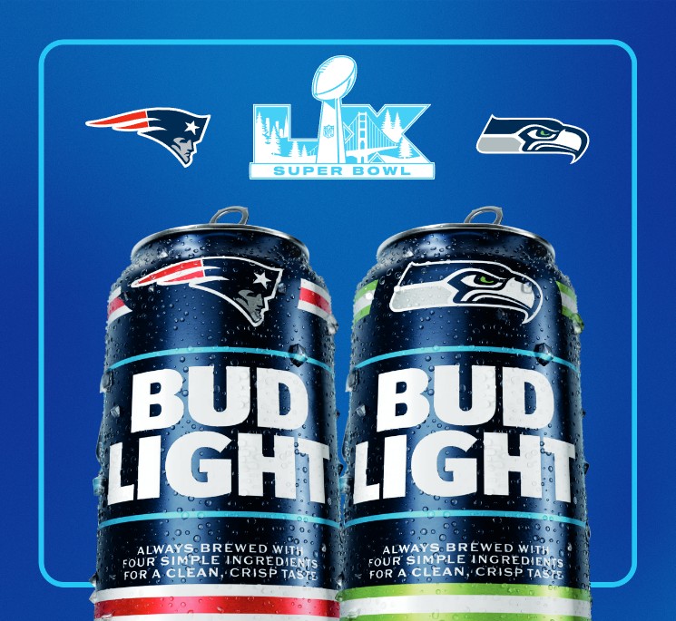Who's your favorite team to Win ??  #TeamBudLight 
#SuperBowl #GameDay #FootballFans #BudLightMoment #PatriotsNation #NFLPlayoffs #SeahawksPride