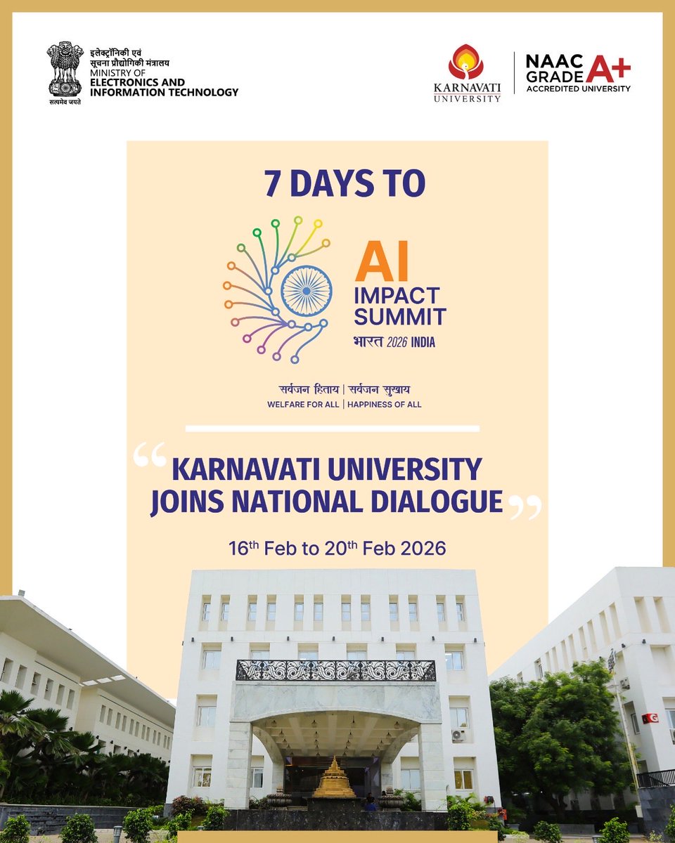 Karnavati University (KU) tweet media