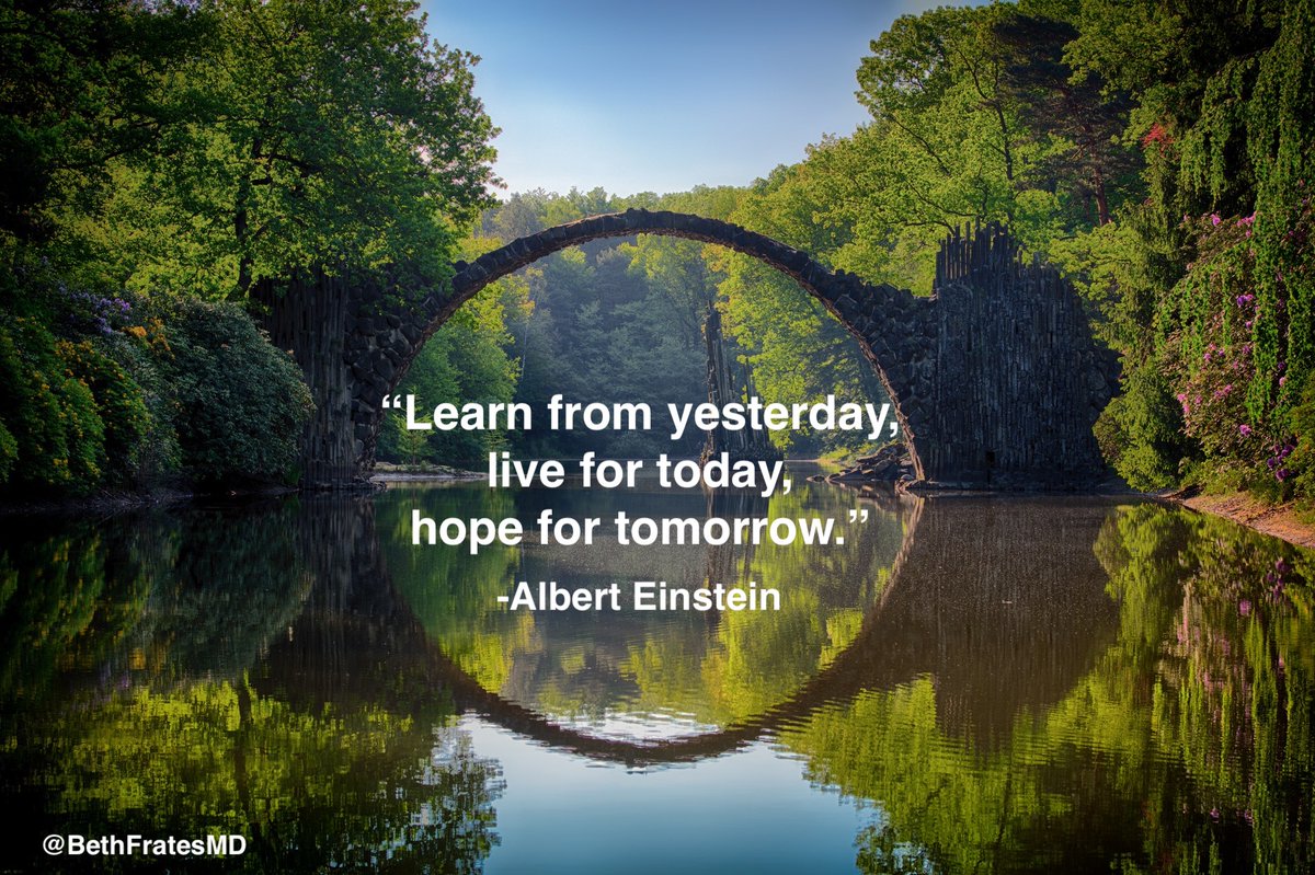 "Learn from yesterday, live for today, hope for tomorrow." — Albert Einstein

#SundayMorning #SundayMotivation #QuoteOfTheDay #Mindset #Wellness #Inspiration #PositiveVibes #LifeLessons #HarvardMed #BethFratesMD