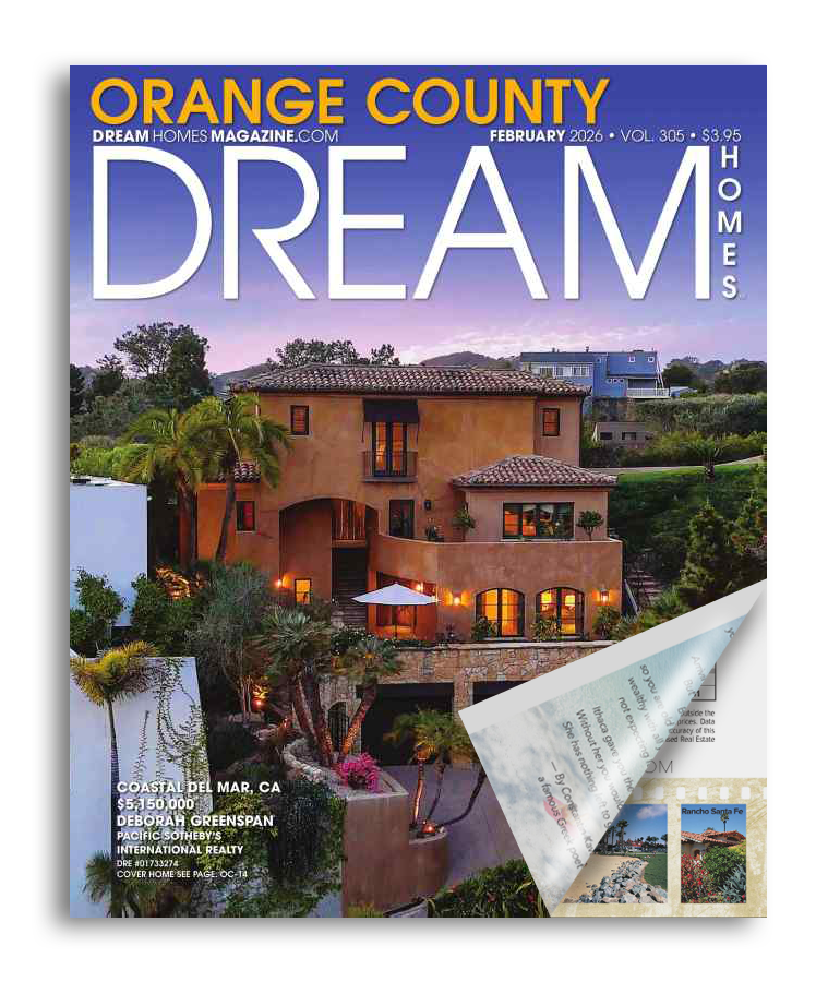 DreamHomesMag's tweet photo. DREAM HOMES ORANGE COUNTY FEB DIGITAL ISSUE NOW ONLINE!

https://t.co/dzX49jDyI6

#DelMar #luxurylistings #luxuryhome #luxuryhomes #luxuryproperties #luxuryliving #realestate #dreamhomesmag https://t.co/WV64cypUsC