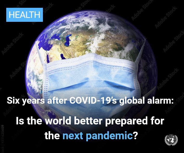 UNGeneva's tweet image. Is the world better prepared for the next #pandemic?

6 years after COVID-19, the answer is mixed: while preparedness has improved, progress is fragile and uneven. @WHO urges all governments &amp;amp; partners to maintain focus on pandemic preparedness.

buff.ly/JflvuQ1