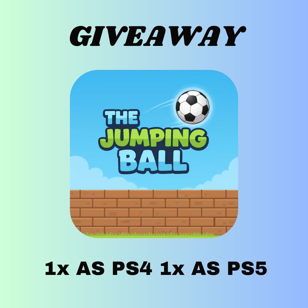 GamingInsights1's tweet image. 🎮 Giveaway The Jumping Ball 🎮 

We’re giving away: 
✨ 1x AS PS5
✨ 1x AS PS4

How to Enter:
1️⃣ Like this post 💙 
2️⃣ Retweet ♻️ 
3️⃣ Follow: 
4️⃣ Comment  a Gif! 
  - @GAMWAREDUTCH
  - @GamingInsights1
  - @ELANTRIgames

Winners Announced 02/10/26

#ElantriGames #Sony #AS #Plat