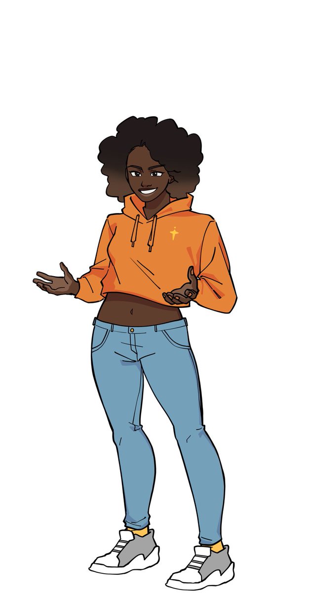 ChaoticFableEnt's tweet photo. Happy Black History Month to our leading Black bisexual girl failure, Reggie! 🥹 https://t.co/6TAb83Bw0H