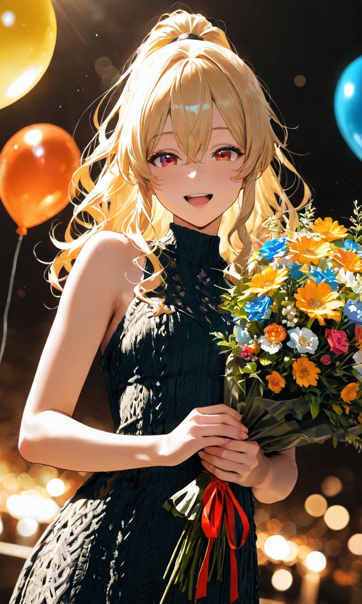 ルイ様(@RuiAIart)からお祝いに素敵なイラストを頂きました🤗✨ ルイ様