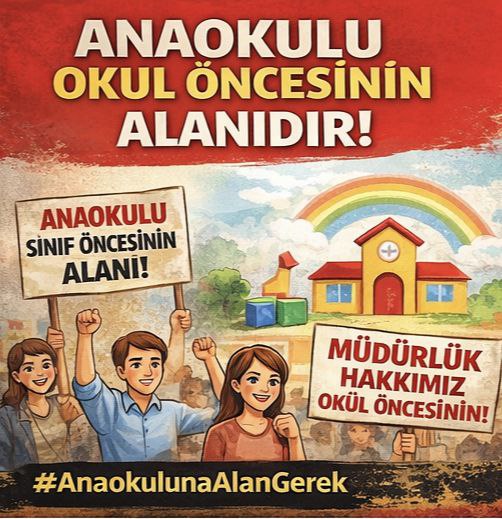 Önce okul öncesi ​#AnaokulunaAlanGerek