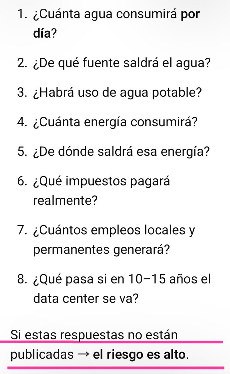 ▪️En todas las ciudades de Chubut hay falta de agua en los hogares.
▪️Sin embargo Nacho Torres propone una "megaminería invisible" con los DATA CENTERS.
▪️Despierta Chubut!!!
