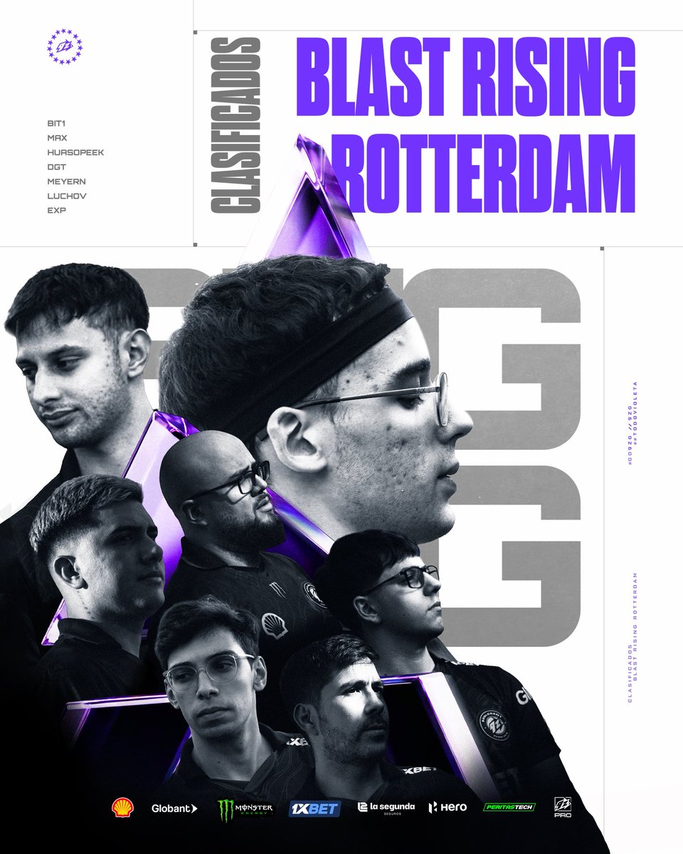 CLASIFICADOS A LA BLAST OPEN ROTTERDAM 🏆

Del open al closed sin perder un solo partido, increíble lo que consiguieron los pibes en un solo mes de trabajo.

🇦🇷 <a href="/meyern/">meyern</a> 
🇦🇷 <a href="/luchov_cs/">luchov</a> 
🇺🇾 <a href="/dgtcsgo/">9z dgtssj</a> 
🇺🇾 <a href="/maxgzez/">max</a> 
🇨🇱 <a href="/HUASOPEEK/">HUASOPEEK</a> 
🇧🇷 <a href="/bit1/">Bruno Fukuda Lima</a> 
🇧🇷 <a href="/expcalheiros/">exp</a>

#TodoVioleta 💜